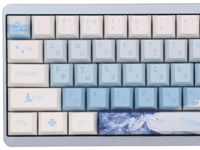 Клавиатура VARMILO Ariel Muse 65 голубой купить,NaN