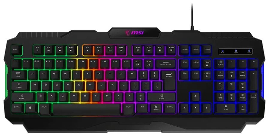 Клавиатура MSI FORGE GK100 черный купить,10790