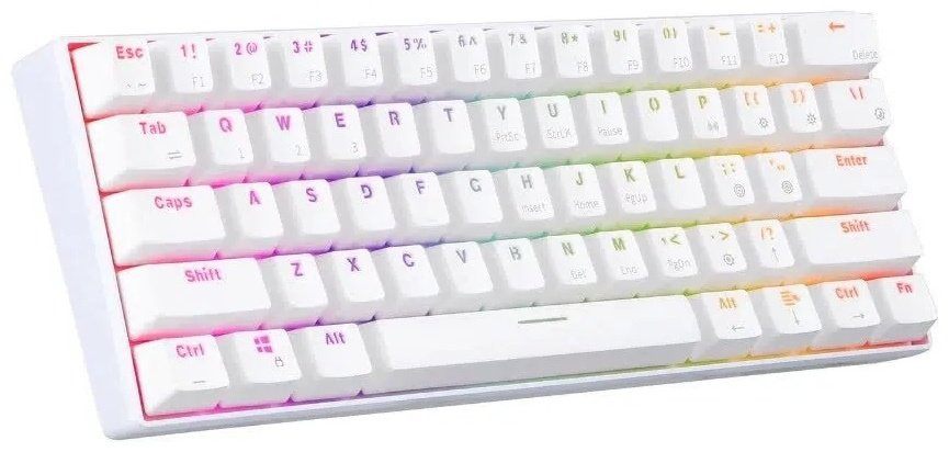 Клавиатура Royal Kludge RK61 Red Switch белый купить,NaN