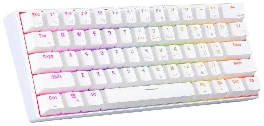 Клавиатура Royal Kludge RK61 Red Switch белый купить,NaN