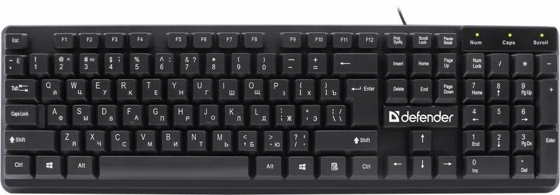 Клавиатура Defender Symbol HB-559 черный купить,2690