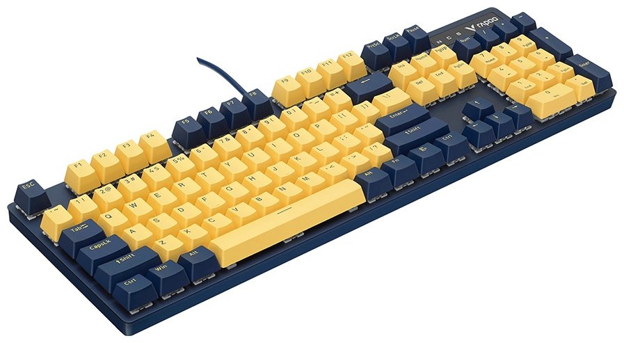 Клавиатура Rapoo V500PRO желтый купить,NaN