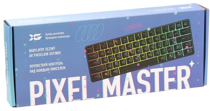 Клавиатура X-Game Pixel Master черный купить,NaN