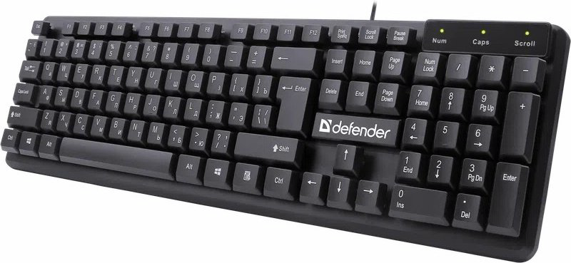 Клавиатура Defender Symbol HB-559 черный купить,2690