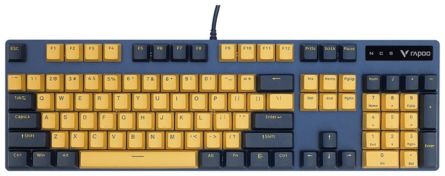 Клавиатура Rapoo V500PRO желтый купить,NaN