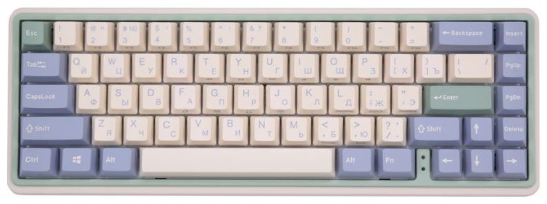 Клавиатура VARMILO Eucalyptus VXT67 Cherry Mx Brown розовый