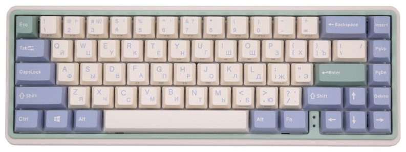 Клавиатура VARMILO Eucalyptus VXT67 Cherry Mx Brown розовый
