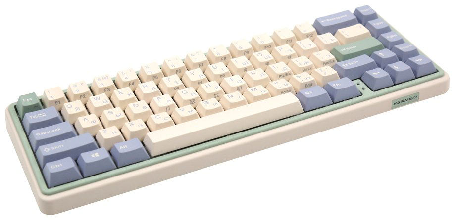 Клавиатура VARMILO Eucalyptus VXT67 Cherry Mx Brown розовый