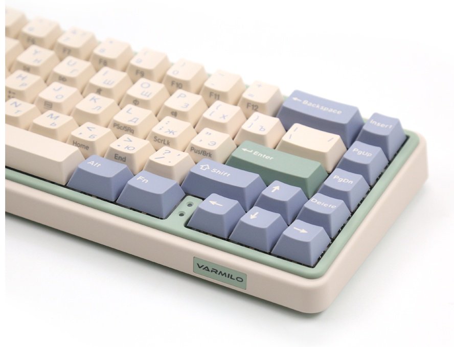 Клавиатура VARMILO Eucalyptus VXT67 Cherry Mx Brown розовый