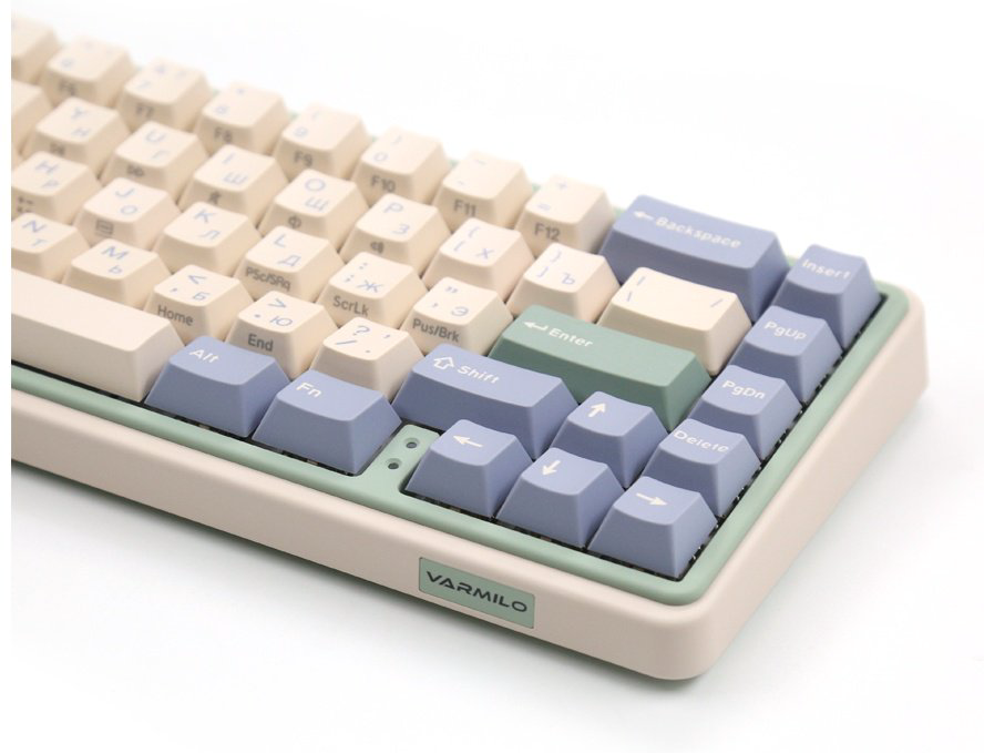 Клавиатура VARMILO Eucalyptus VXT67 Cherry Mx Brown розовый купить,58510