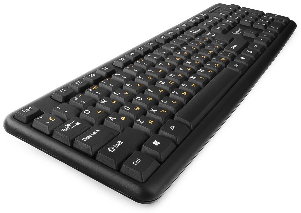Клавиатура Gembird KB-8320U-BL черный купить,NaN