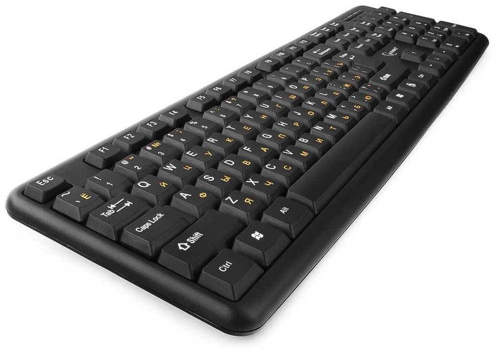 Клавиатура Gembird KB-8320U-BL черный купить,NaN