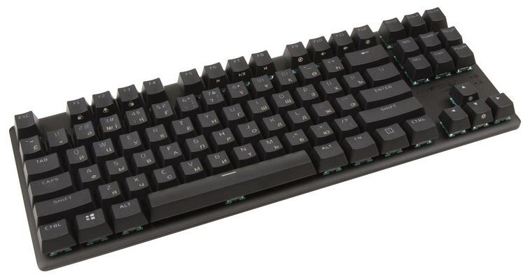 Клавиатура HyperX Alloy Origins Core PBT HX Aqua TKL (639N9AA#ABA) черный