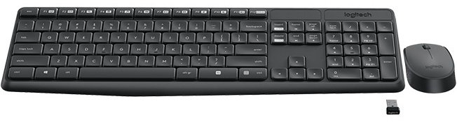 Клавиатура Logitech MK235 Wireless Combo 920-007948 черный - ForteMarket Клавиатура Logitech MK235 Wireless Combo 920-007948 черный купить,18826