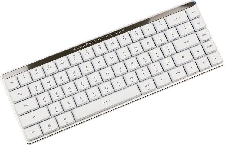 Клавиатура ASUS M603 ROG Falchion RX 90MP03EC-BKRA10 белый купить,NaN
