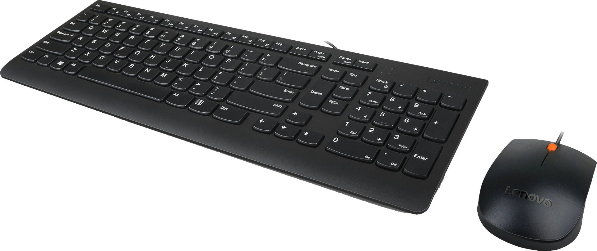 Клавиатура Lenovo 300 USB Combo GX30M39635 черный купить,NaN