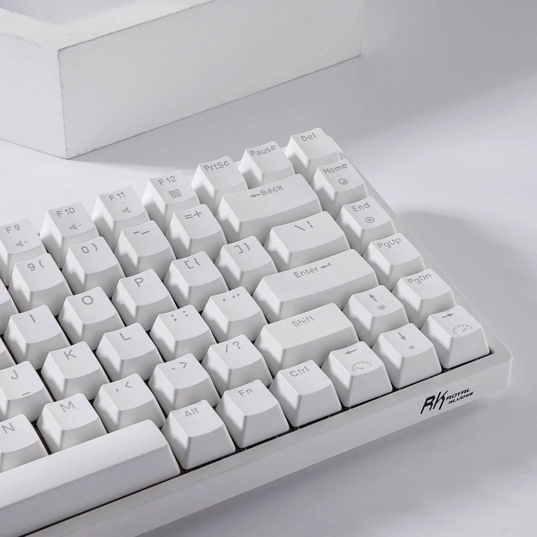 Клавиатура Royal Kludge RK84 RGB RK Brown белый купить,NaN