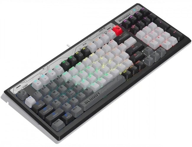 Клавиатура A4Tech Bloody B950 серый