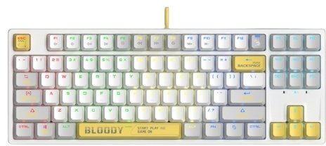 Клавиатура Bloody S87 белый - ForteMarket Клавиатура Bloody S87 белый купить,32990