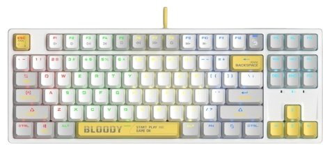 Клавиатура Bloody S87 белый - ForteMarket Клавиатура Bloody S87 белый купить,32990