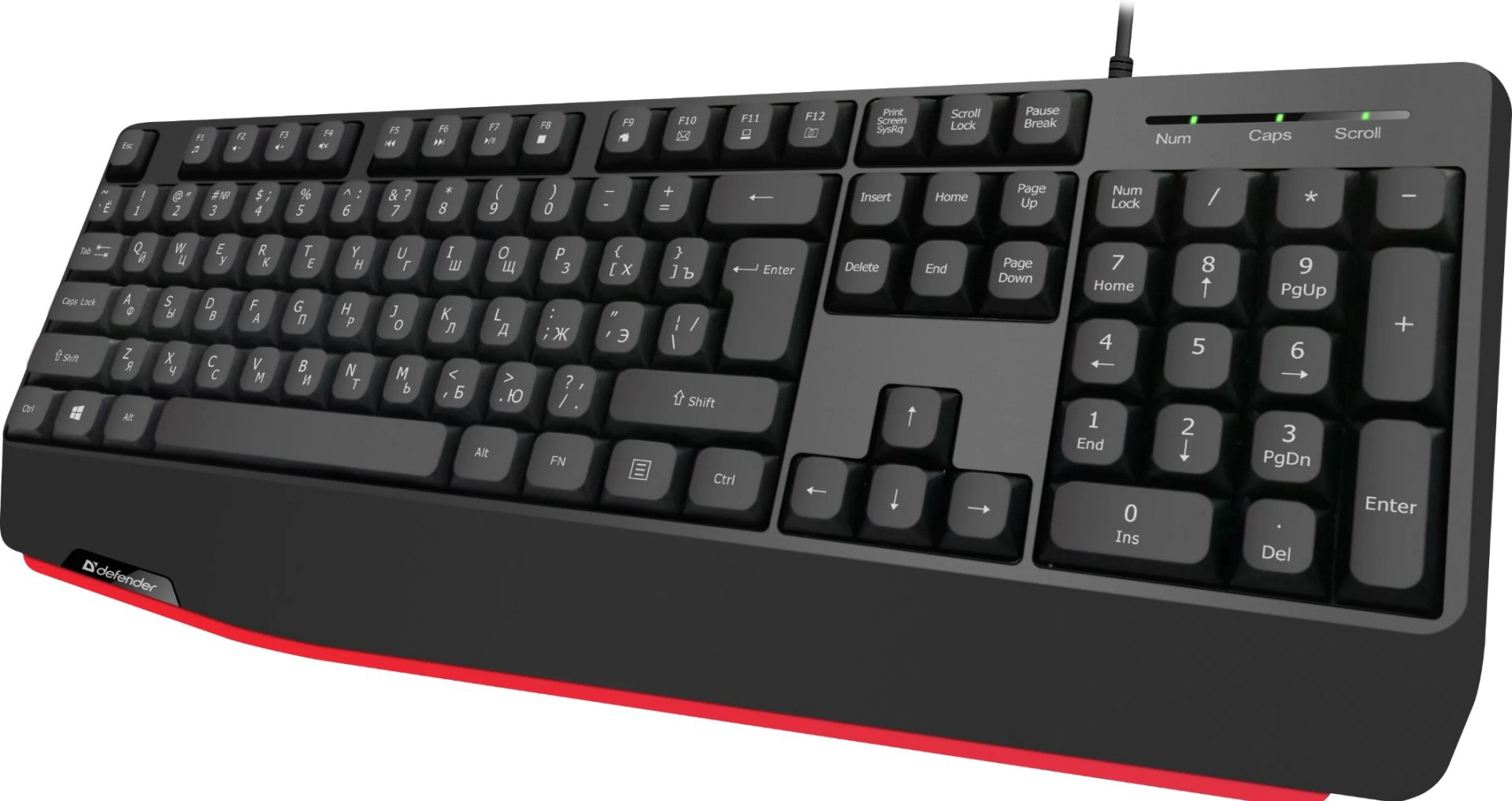 Клавиатура Defender Atom HB-546 45546 черный купить,3790