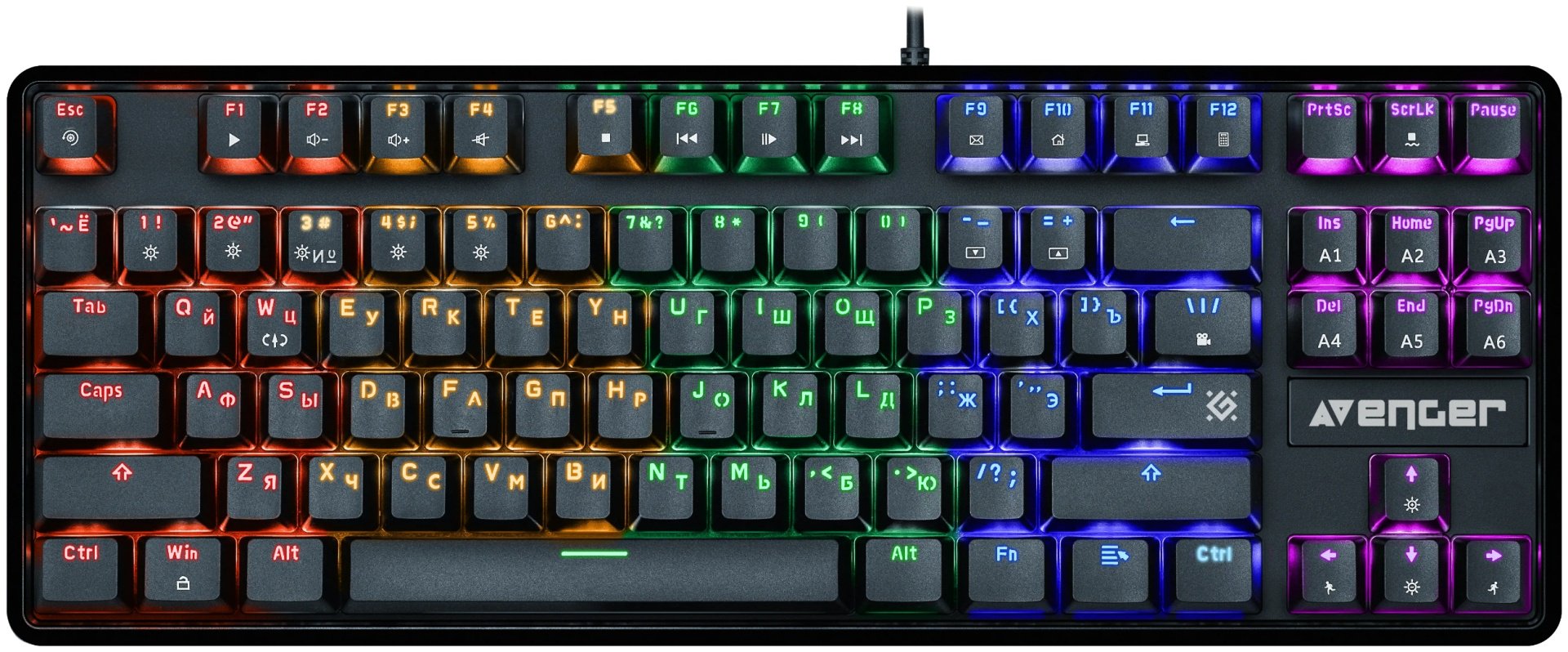 Клавиатура Defender Avenger GK-412 45410 черный