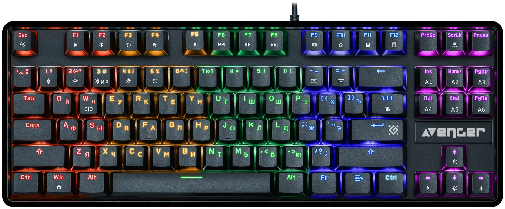 Клавиатура Defender Avenger GK-412 45410 черный