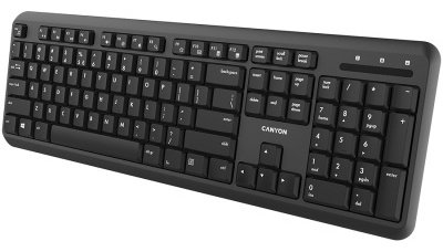 Клавиатура Canyon CNS-HKBW02-RU черный