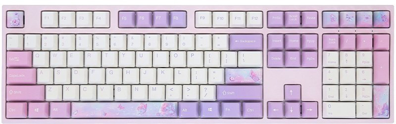 Клавиатура VARMILO VEM108 Dreams On Board EC V2 Rose фиолетовый