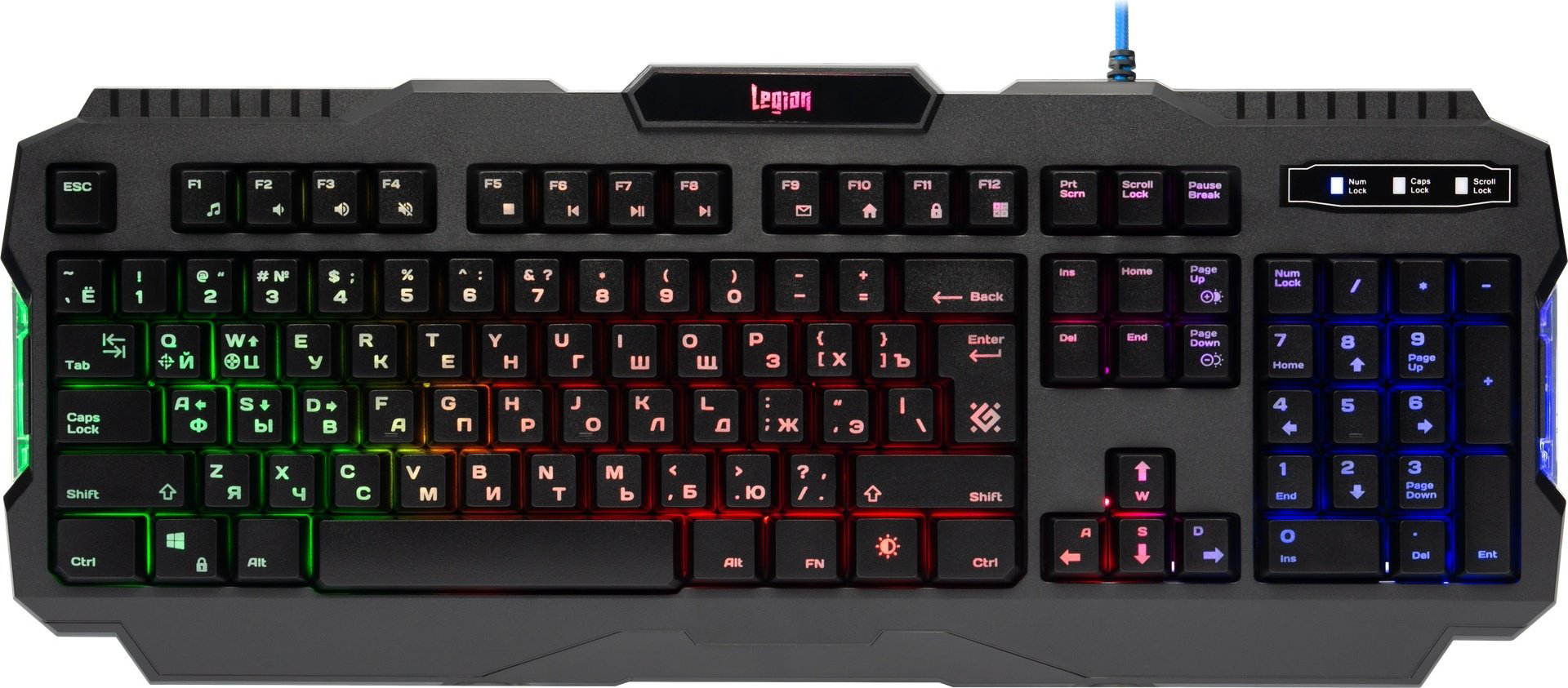 Клавиатура Defender Legion GK-010DL черный - ForteMarket Клавиатура Defender Legion GK-010DL черный купить,7925
