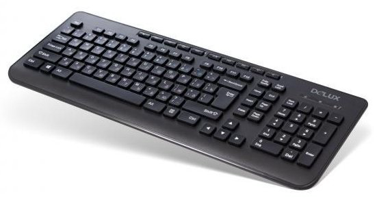 Клавиатура Delux DLK-02UB черный