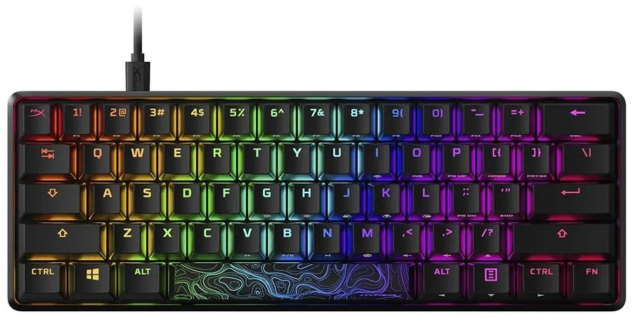 Клавиатура HyperX Alloy Origins 60 4P5N0AA#ACB черный купить,49990