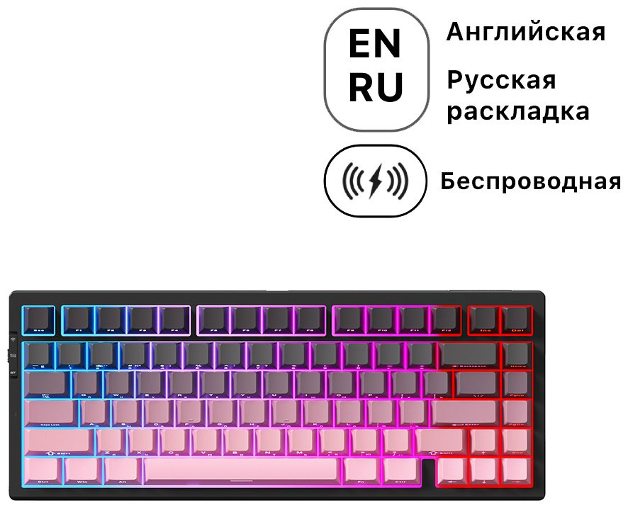 Клавиатура MCHOSE G75 Pro черный купить,NaN