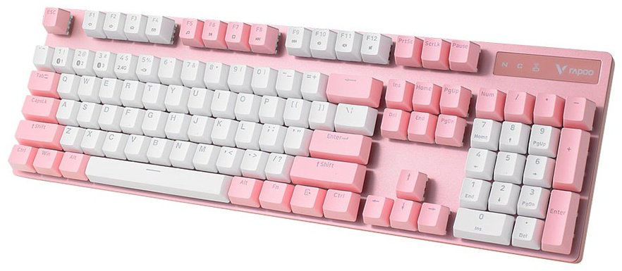 Клавиатура Rapoo V500PRO Wireless розовый купить,NaN