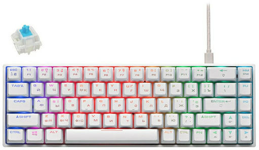 Клавиатура 2E Gaming KG380 белый