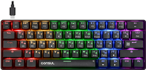 Клавиатура Defender Consul GK-220 45220 черный