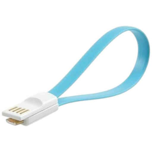 Кабель USB - Micro USB ViTi Magnetic 22см Blue