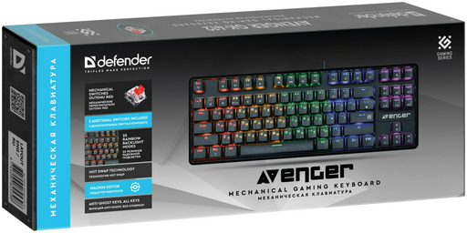 Клавиатура Defender Avenger GK-412 45410 черный