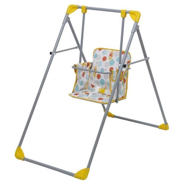 Качели Polini kids Disney baby Медвежонок Винни Чудесный день 0001564-4 желтые