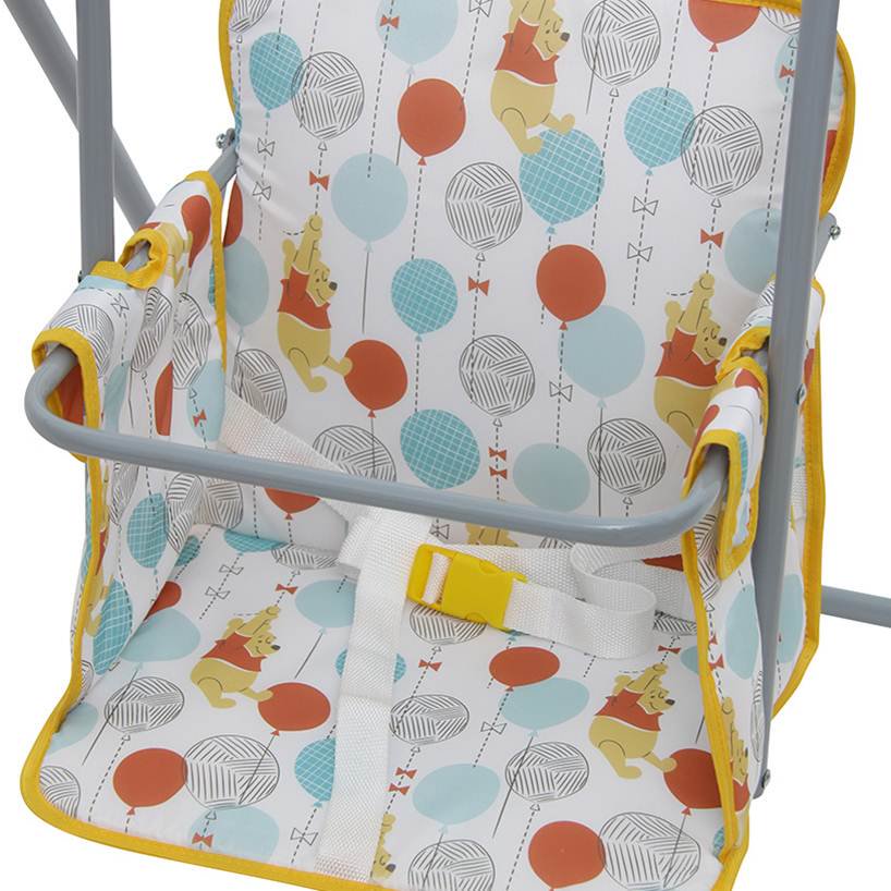 Качели Polini kids Disney baby Медвежонок Винни Чудесный день 0001564-4 желтые купить,0