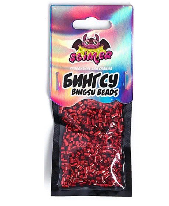 Наполнение для слайма Slimer  Бингсу красный купить,NaN