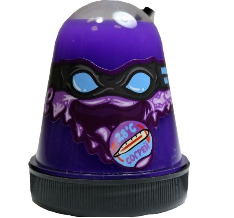 Слайм Slime Ninja меняет цвет на голубой 130гр купить,NaN