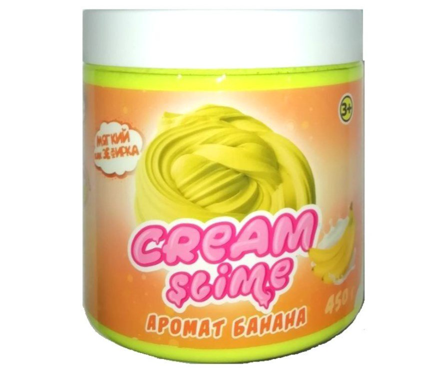 Слайм Slime  Cream с ароматом банана 450гр купить,NaN