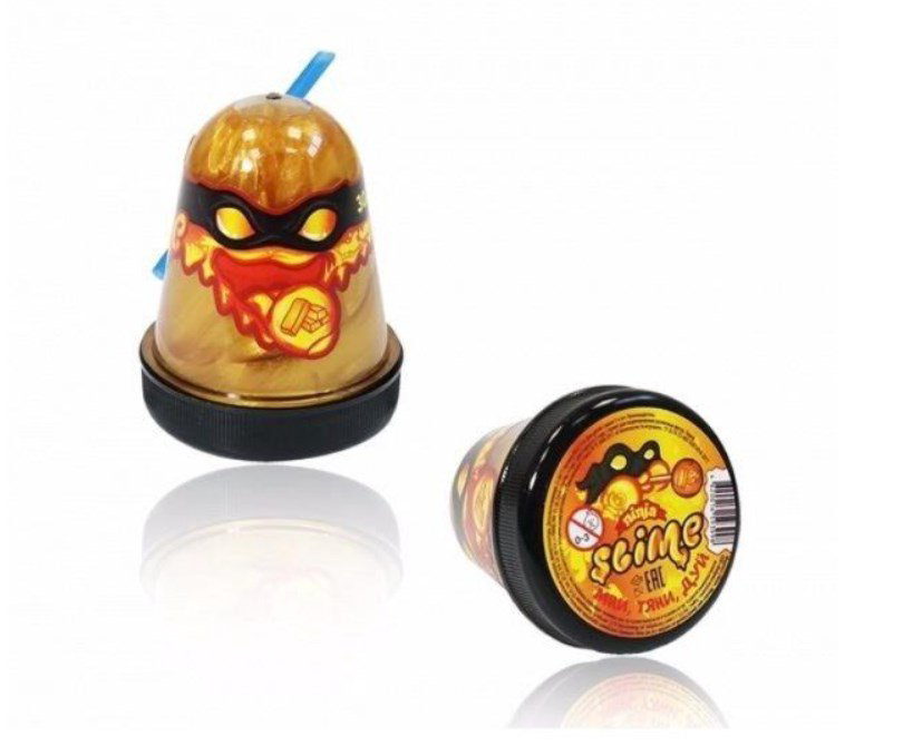 Слайм Slime Ninja золотой  130гр купить,NaN