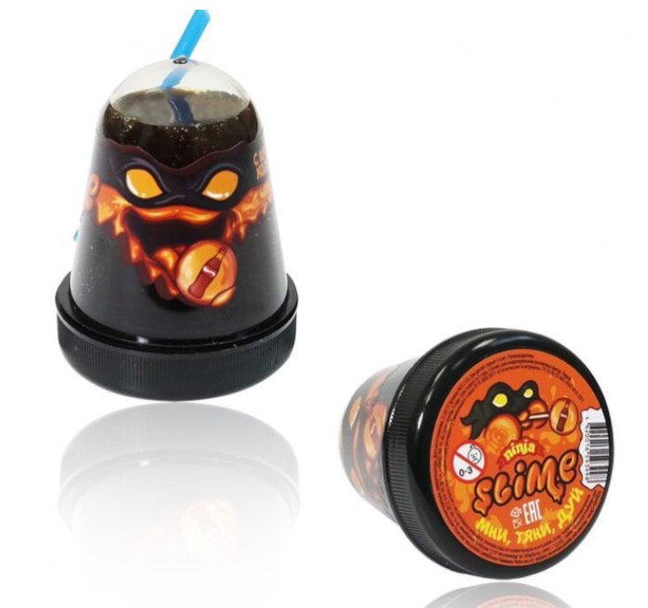 Слайм Slime Ninja с ароматом колы 130гр купить,NaN
