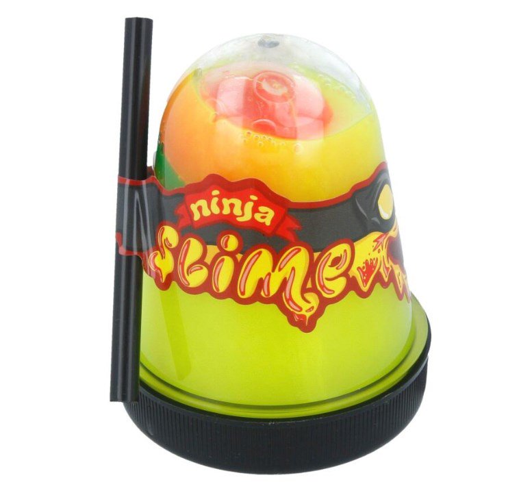 Слайм Slime Ninja 2в1 желтый-красный 130гр купить,NaN