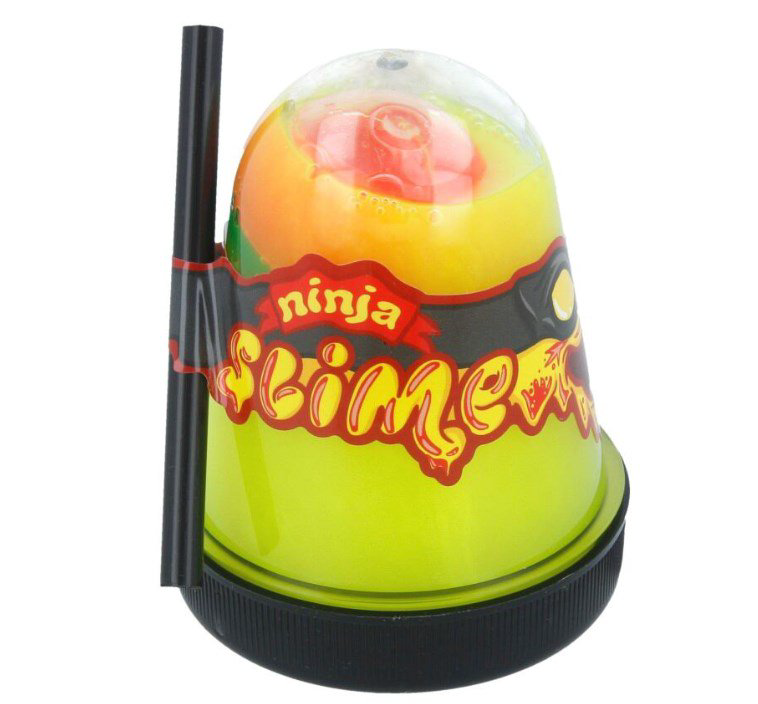 Слайм Slime Ninja 2в1 желтый-красный 130гр купить,NaN