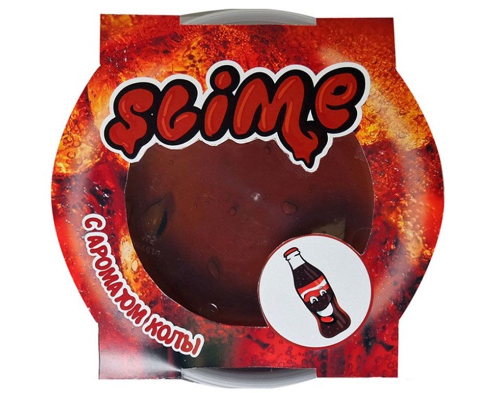 Слайм Slime Mega  с ароматом колы  300гр купить,NaN