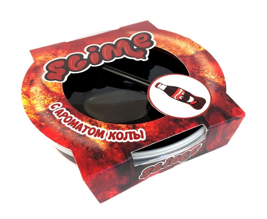 Слайм Slime Mega  с ароматом колы  300гр купить,NaN