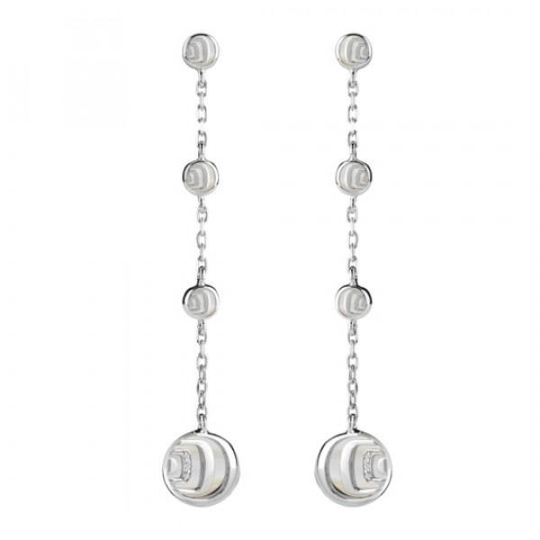 Серьги Damiani 14336 д 8,889гр 0,06ct 0,74ct. купить,NaN
